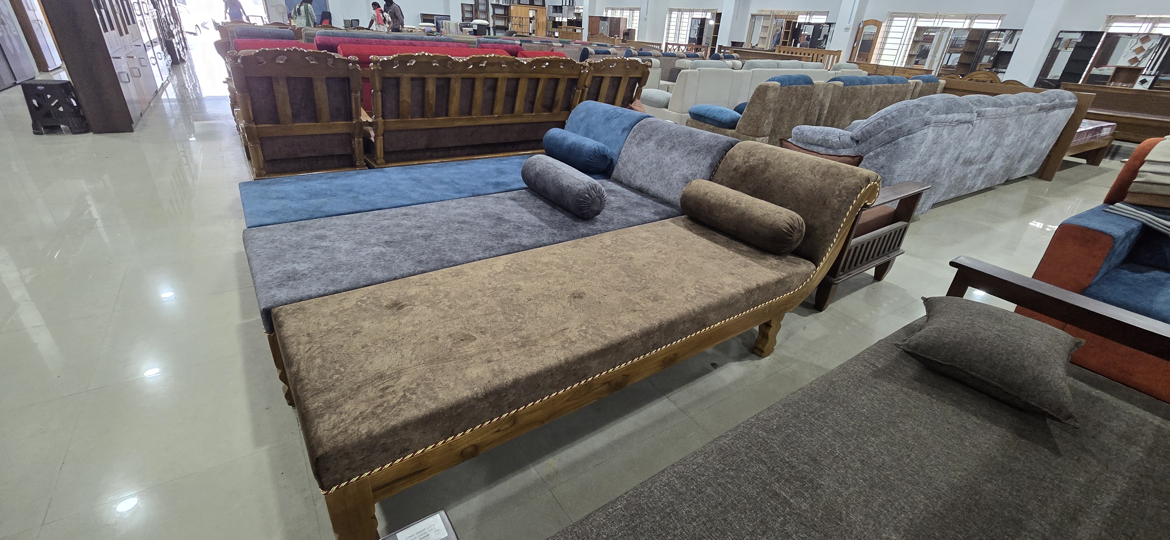 Teak Wooden Model Diwan